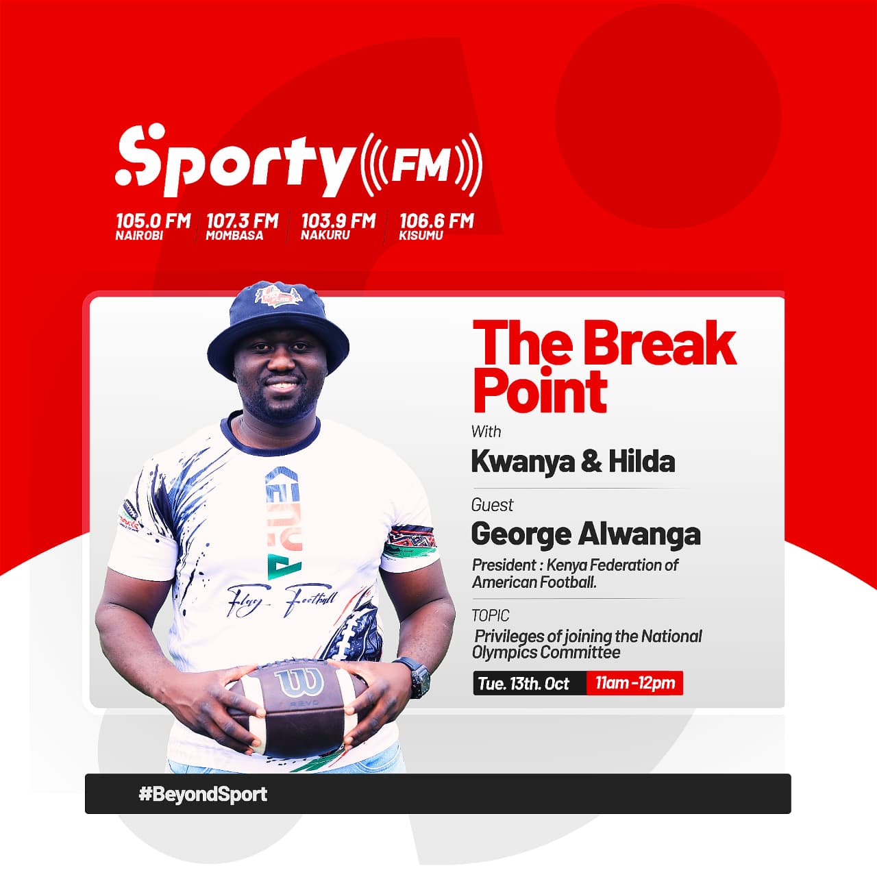 Kenya American Football Federation President, Alwanga Reveals the Benefits of Joining NOCK