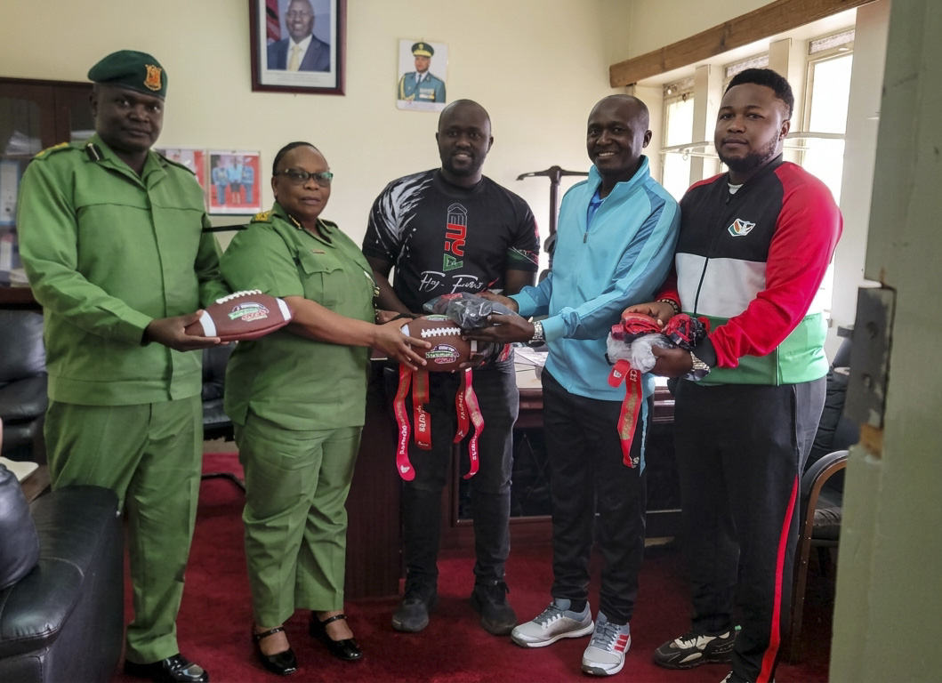 Kfaf Establishes A New Team At The National Youth Service - American Football Kenya